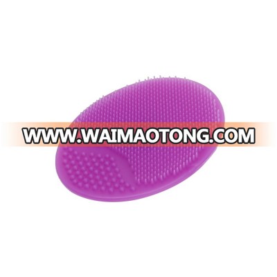 Portable mini soft silicone massage brush